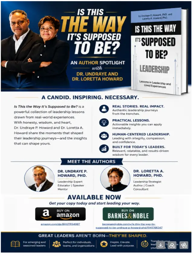 Is This the Way It's Supposed to Be author spotlight with Dr. Undraye and Dr. Loretta Howard
